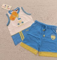 COMPLETO CANOTTA+PANTALONCINO 6/9 MESI NUOVO!