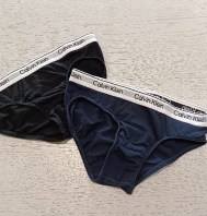 2 PAIA DI SLIP BIMBO CALVIN KLEIN 10/12 ANNI (MAI...