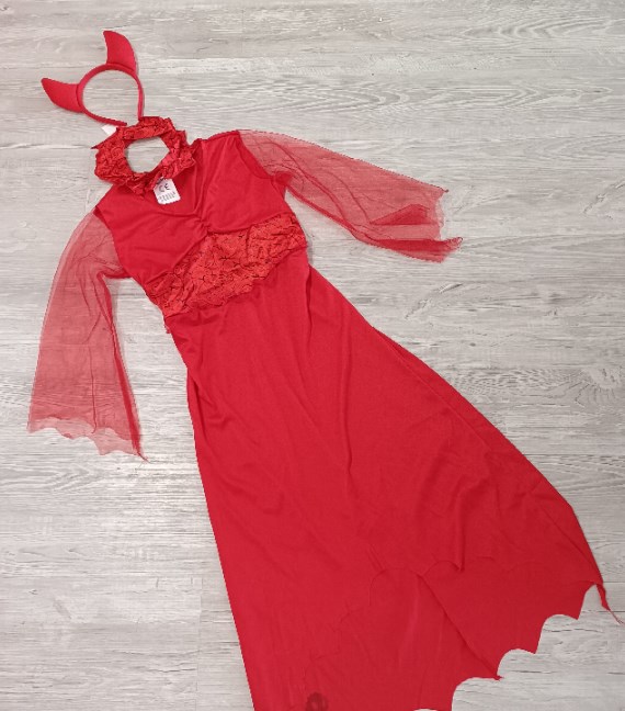 VESTITO CARNEVALE DIAVOLETTA 7/9 ANNI