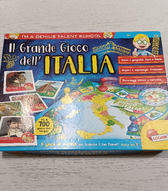 GIOCO SCATOLA IL GRANDE GIOCO DELL'ITALIA