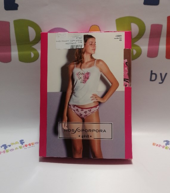 COMPLETO INTIMO CANOTTA+MUTANDINA 14/15 ANNI