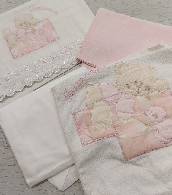 SET LETTINO LENZUOLA+COPRILETTO