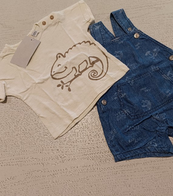 COMPLETO SALOPETTE+MAGLIA CHICCO 9 MESI
