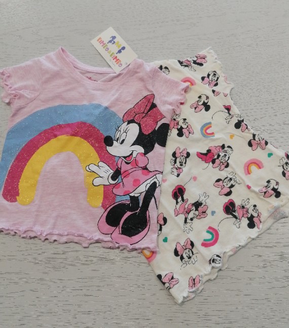 2 MAGLIE MINNIE 9/12 MESI