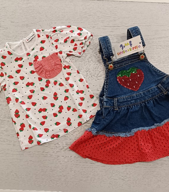 COMPLETO MAGLIA+SALOPETTE 9/12 MESI O. MARINES