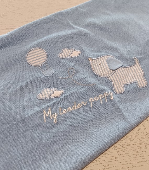 COPRILETTO COTONE NAVICELLA