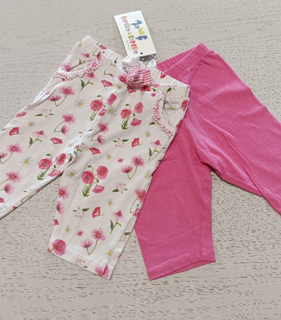 2 PAIA LEGGINS PRENATAL 12/18 MESI