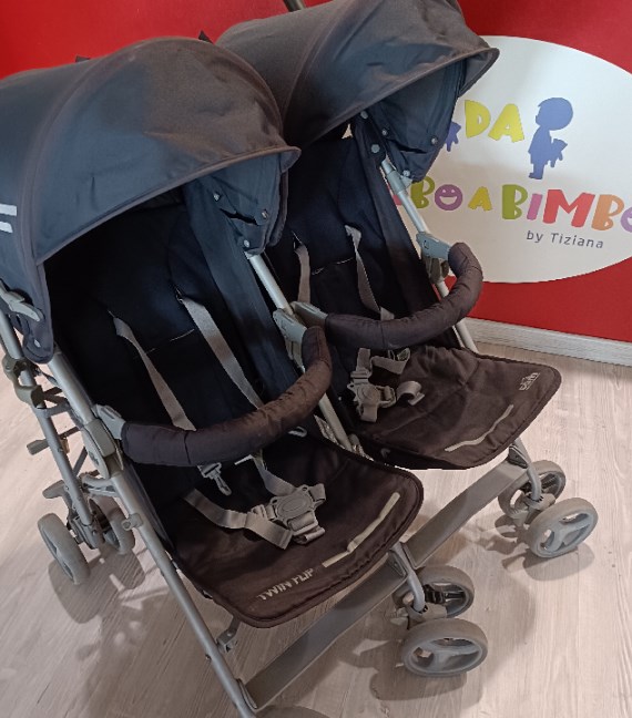 PASSEGGINO GEMELLARE OMBRELLO CAM