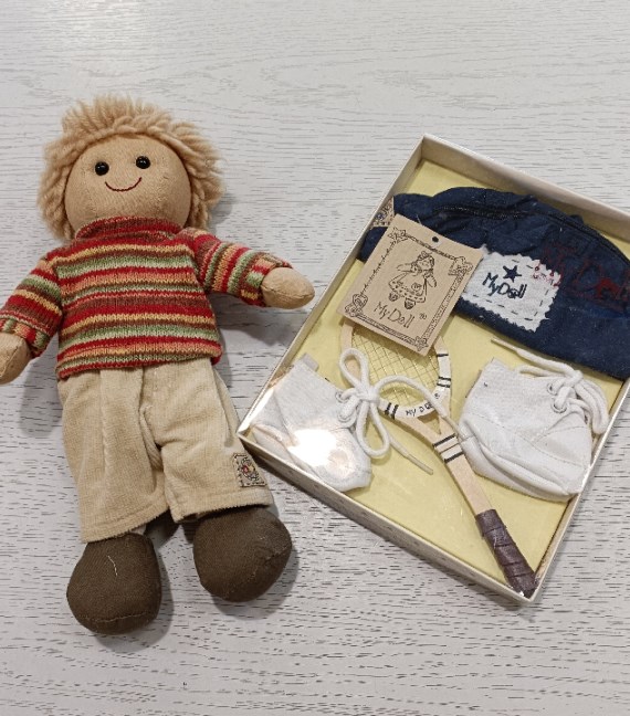 BAMBOLOTTO MY DOLL+SET TENNIS NUOVO!