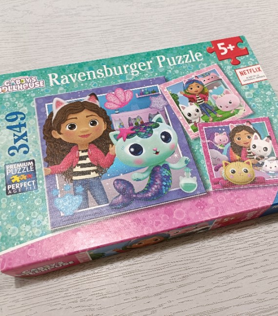 3 PUZZLE GABBY'A DOLLHOUSE