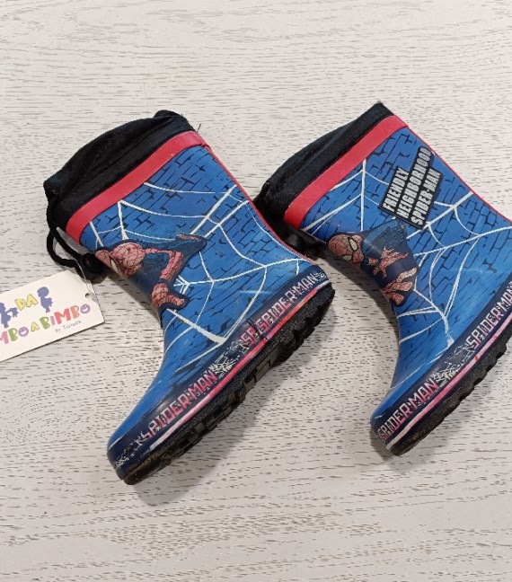 STIVALI PIOGGIA SPIDER MAN TG 26