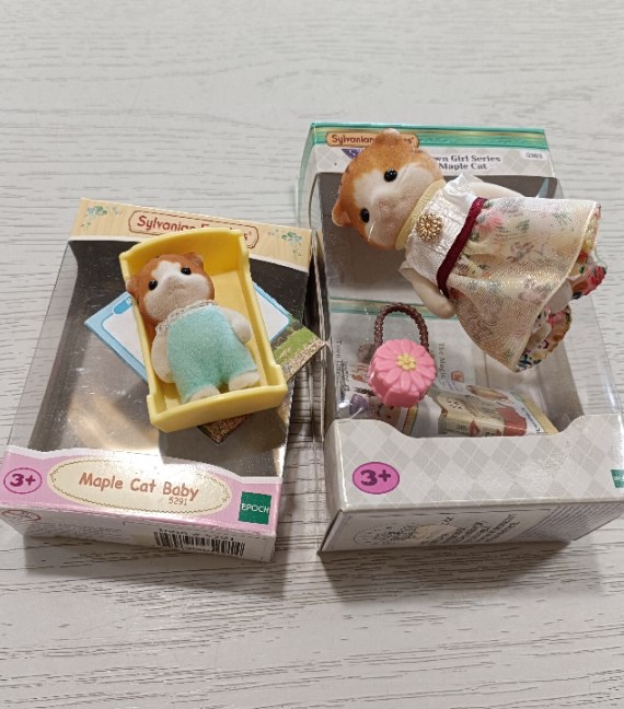 MAMMA GATTA+CUCCIOLO SYLVANIAN FAMILIES