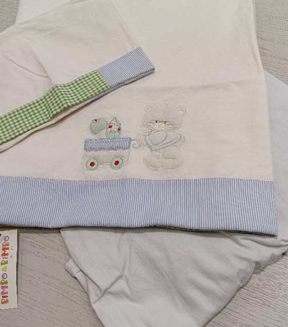 SET LENZUOLA LETTINO 3 P.ZI