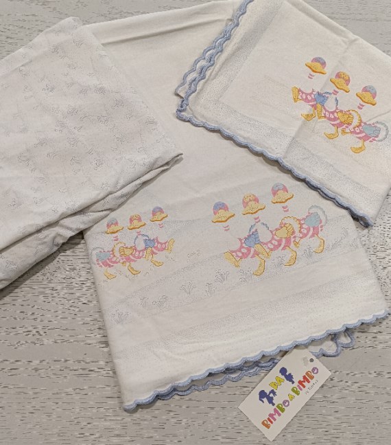 SET LENZUOLA LETTINO 3 P.ZI