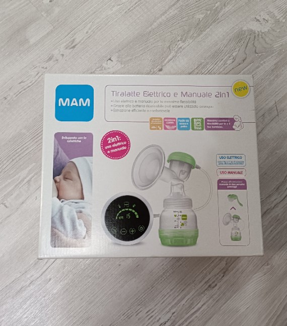 TIRALATTE ELETTRICO E MANUALE 2 IN 1 MAM