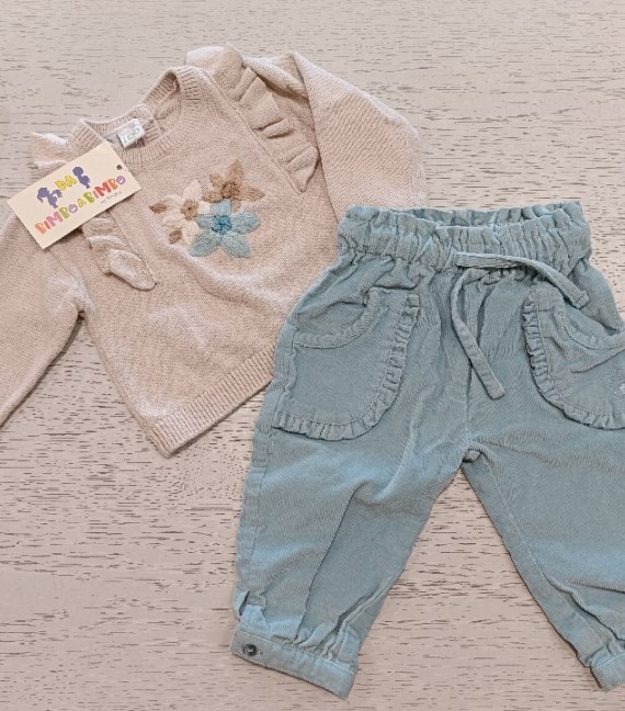 COMPLETO MAGLIA+PANTALONE I DO 9 MESI