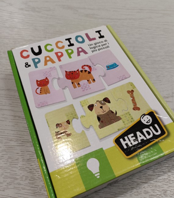 GIOCO SCATOLA CUCCIOLI E PAPPA