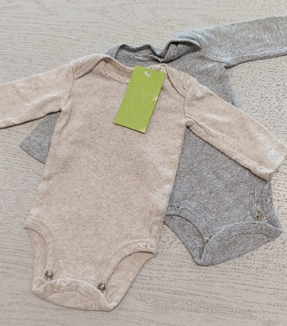 2 BODY MANICA LUNGA 0/3 MESI