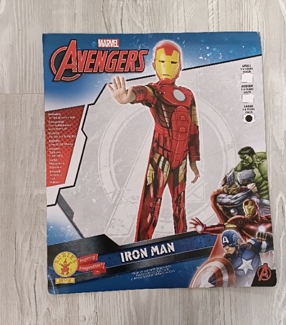 VESTITO IRON MAN HALLOWEEN 7/8 ANNI