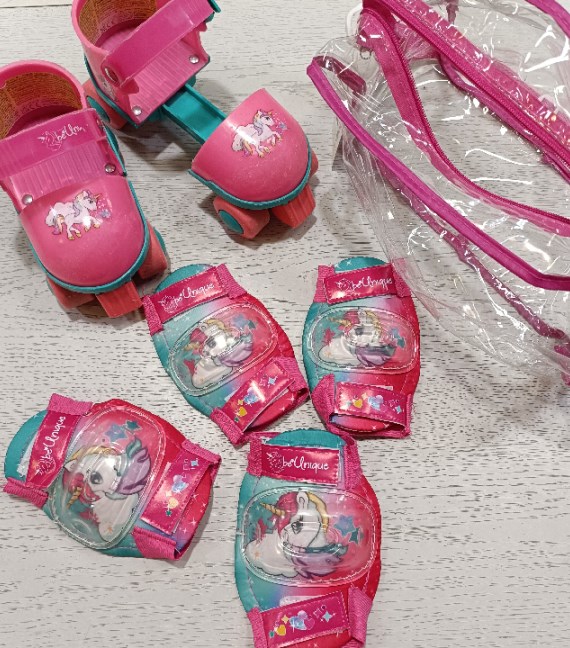 PATTINI REGOLABILI+PROTEZIONI UNICORNI TG 20/30