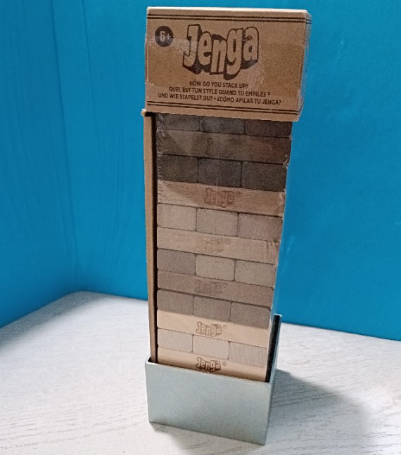 GIOCO TORRE (MATTONCINI DI LEGNO) NUOVA!