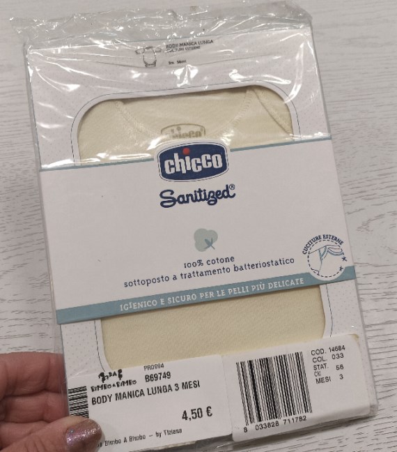 BODY MANICA LUNGA 3 MESI