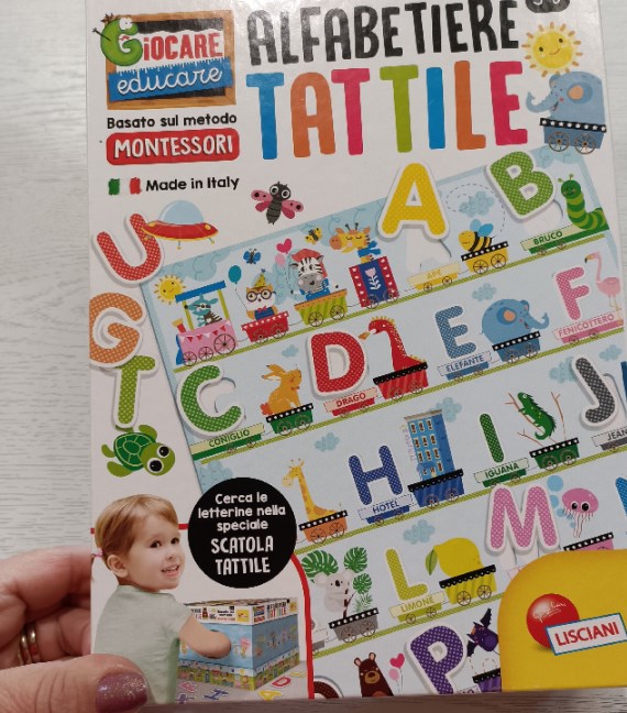 GIOCO SCATOLA ALFABETIERE TATTILE