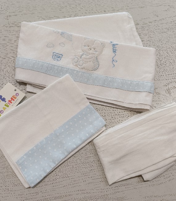 SET LENZUOLA NAVICELLA 3 P.ZI