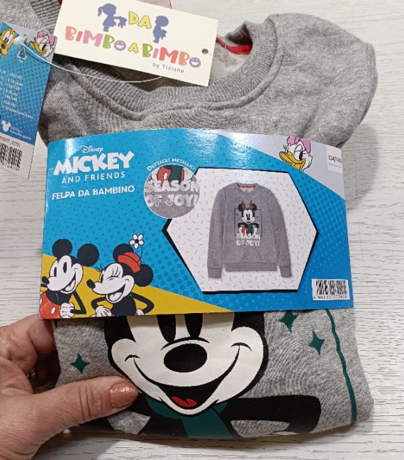 FELPA NATALIZIA 8/10 ANNI NUOVA!