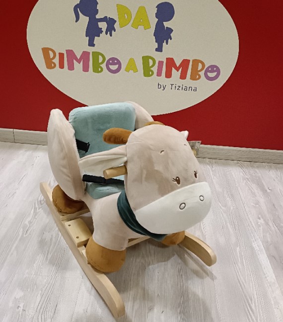 DONDOLO CON BASE LEGNO