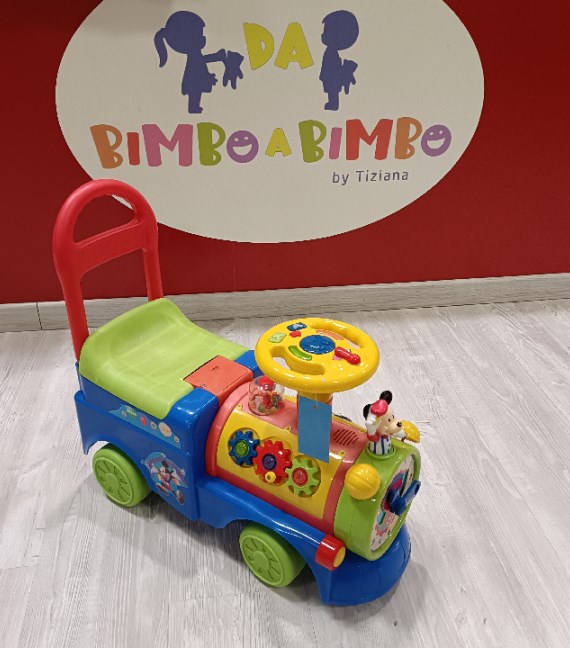 TRENINO CAVALCABILE MUSICALE DI TOPOLINO