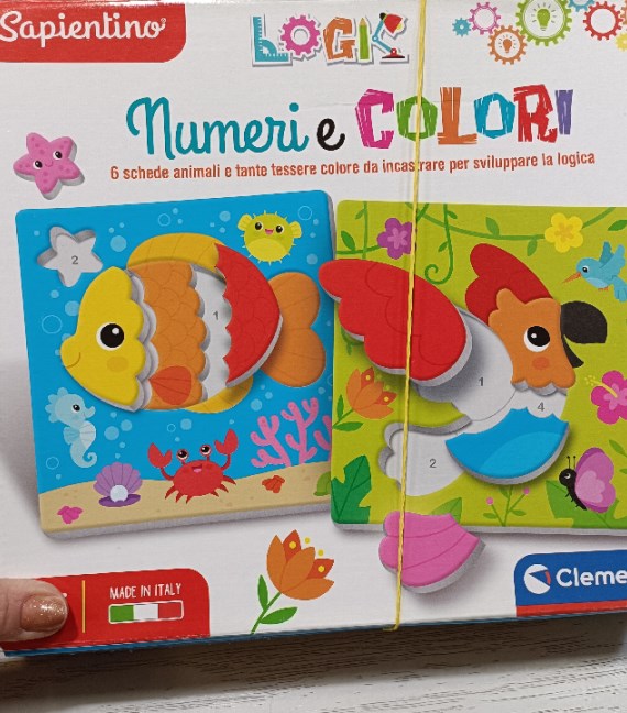 GIOCO SAPIENTINO NUMERI E COLORI