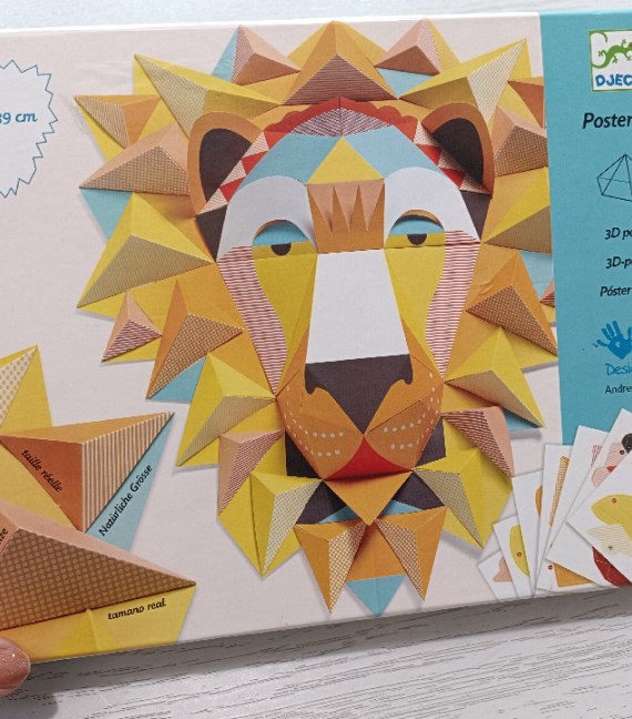 POSTER 3D THE LION DJECO