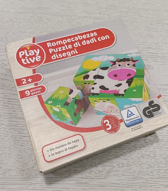 PUZZLE CUBOTTI DI LEGNO