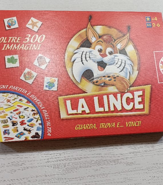 GIOCO SCATOLA LA LINCE (MAI USATO!)