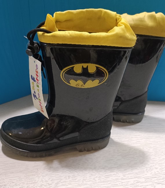 STIVALI PIOGGIA BAT MAN+LUCI TG 29