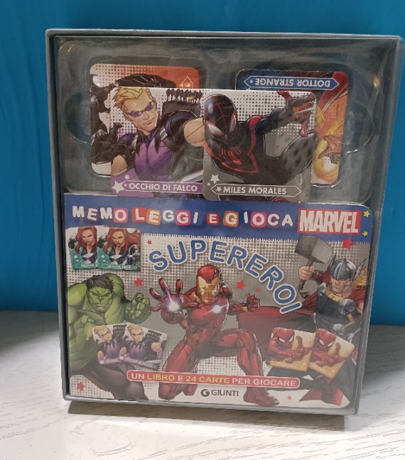 GIOCO MEMO LEGGI E GIOCA SUPER EROI