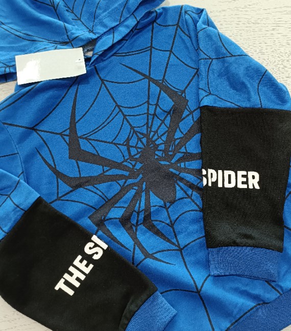 FELPA SPIDER MAN 7 ANNI