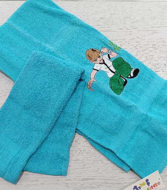 SET ASCIUGAMANI BEN TEN (MAI USATI!)