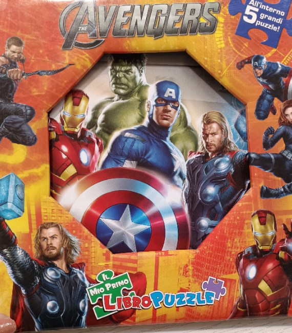 LIBRO/PUZZLE AVENGERS