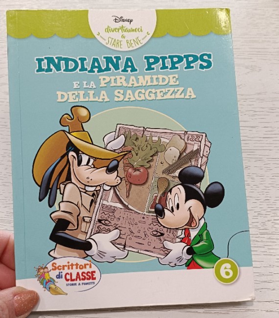 LIBRO/FUMETTO INDIANA PIPPS E LA PIRAMIDE DELLA...