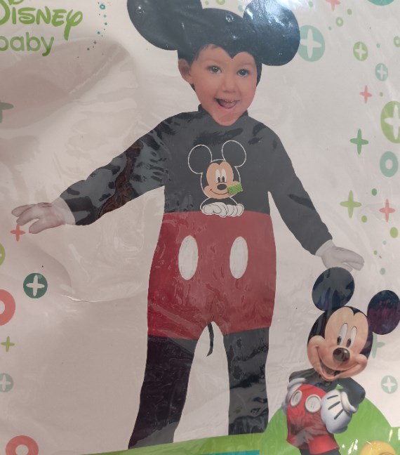 VESTITO CARNEVALE TOPOLINO 18/24 MESI