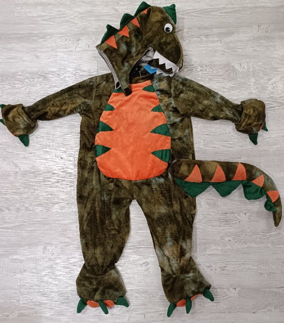 VESTITO CARNEVALE DINOSAURO 3 ANNI