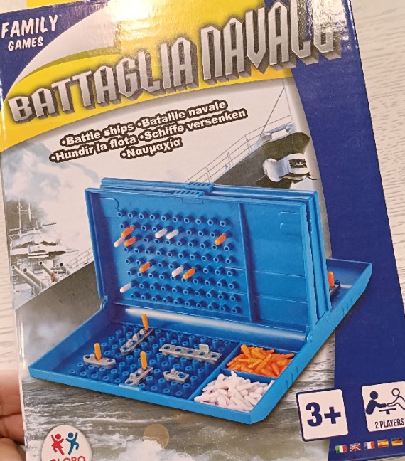 GIOCO TASCABILE LA BATTAGLIA NAVALE