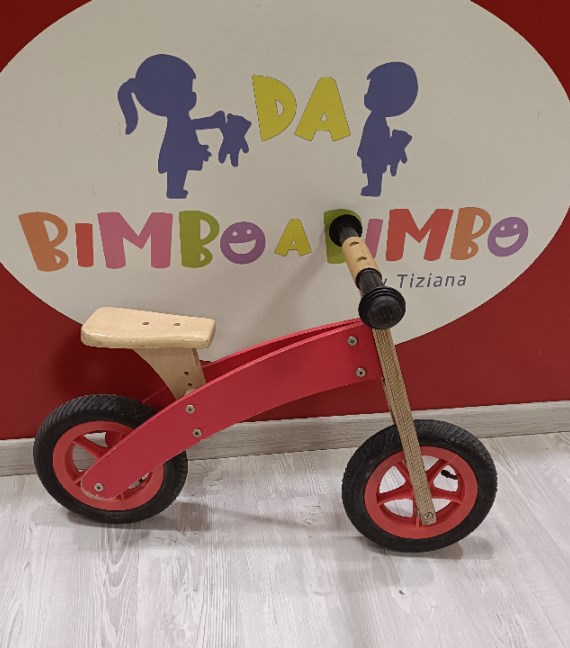 BICICLETTA SENZA PEDALI LEGNO