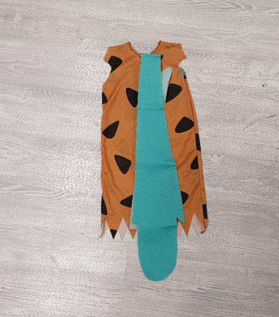 VESTITO CARNEVALE FLINSTONES 8 ANNI