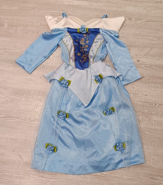 VESTITO CARNEVALE PRINCIPESSA 7/8 ANNI