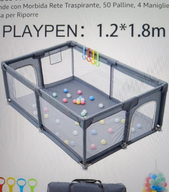 RECINTO GIOCO CM 120X180