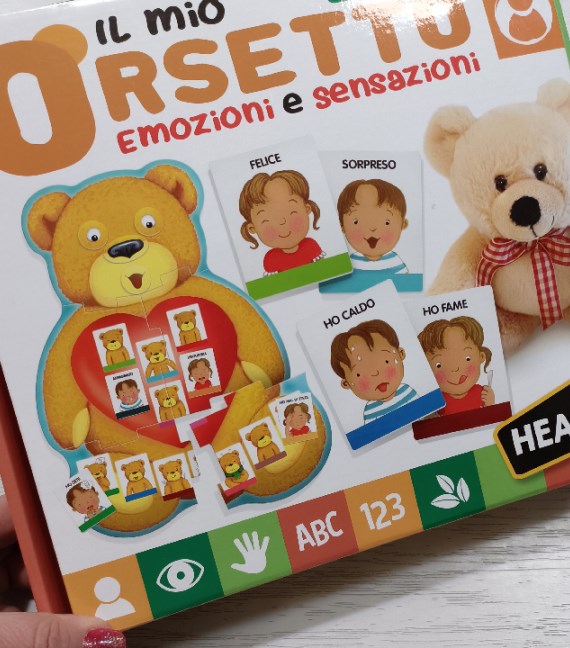 GIOCO IL MIO ORSETTO EMOZIONI E SENSAZIONI