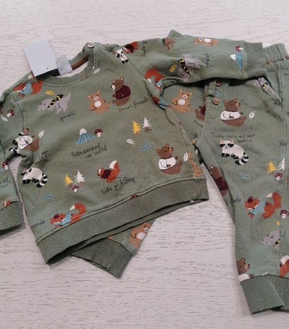 COMPLETO MAGLIA+PANTALONE 9/12 MESI